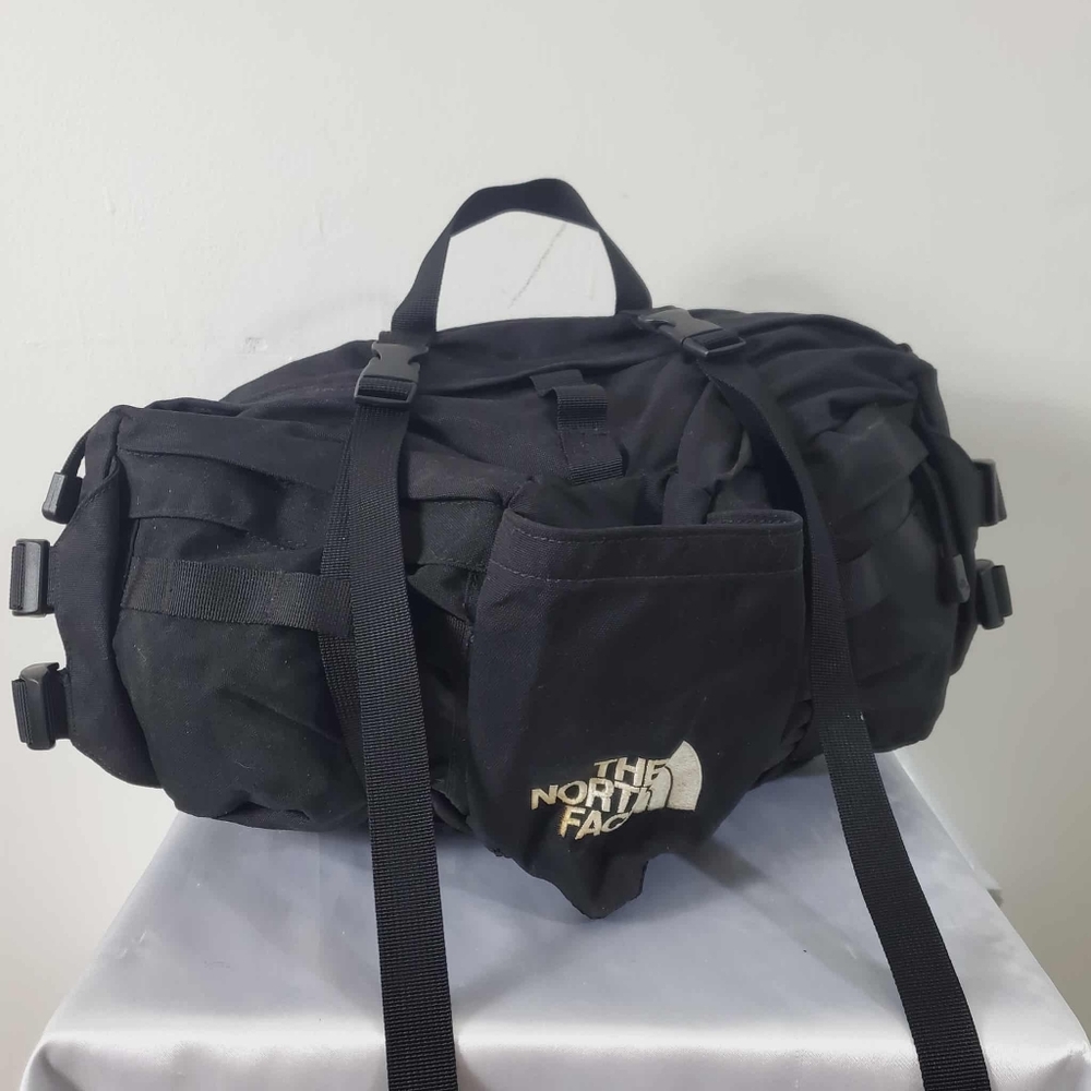 Vintage The North Face Lumbar Waist Pack Hiking Camping Large Bag